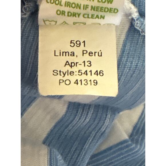 Lilly Pulitzer Lockwood Dress in Tide Blue Lazy Days Stripe Braided Back Size XS - Picture 13 of 13